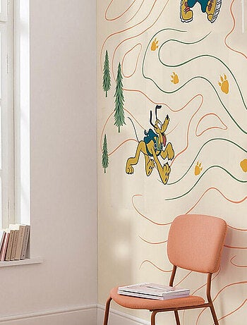 Poster géant intissé Mickey à la rencontre des Montagnes - 300 x 280 cm