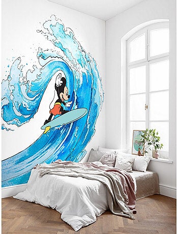 Poster géant intissé Mickey Surfing - 300 x 280 cm