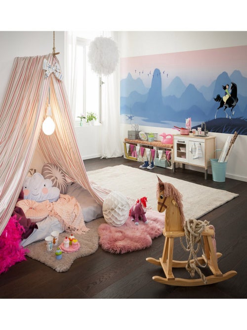 Poster géant intissé Mulan et les Collines - 300 x 100 cm - Kiabi