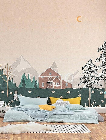 Poster géant intissé Petite Ferme - 400 x 280 cm