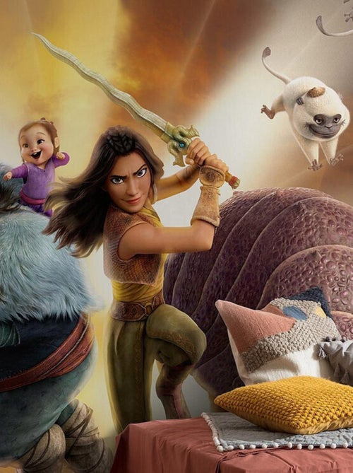 Poster géant intissé Raya Mission - 400 x 250 cm - Kiabi