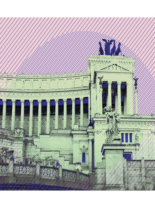 Poster géant intissé Rome - 300 x 280 cm - Kiabi