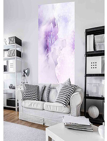 Poster géant intissé silhouette Elsa La Reine des Neiges Disney 120x200cm