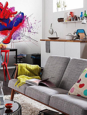 Poster géant intissé Spider-Man Graffiti Art - 300 x 150 cm