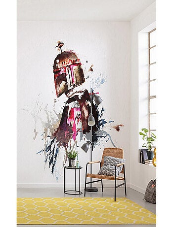 Poster géant intissé Star Wars Aquarelle Boba Fett - 250 x 280 cm