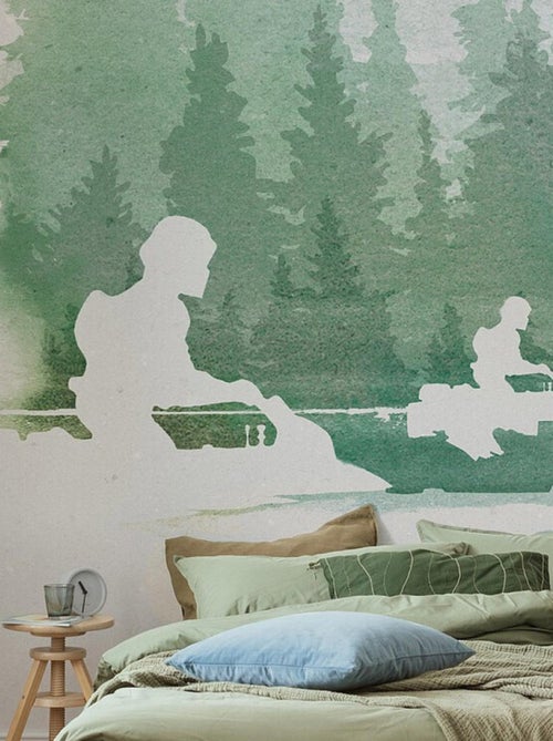 Poster géant intissé Star Wars Endor Speeders - 350 x 280 cm - Kiabi