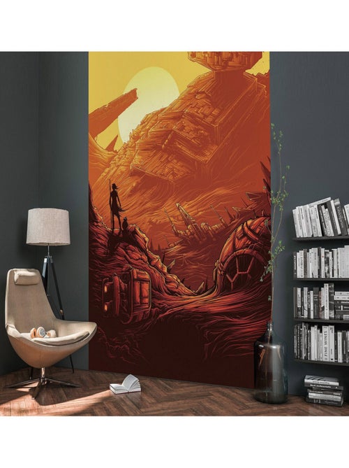 Poster géant intissé Star Wars Jakku Destructeur d'étoiles - 200 x 280 cm - Kiabi