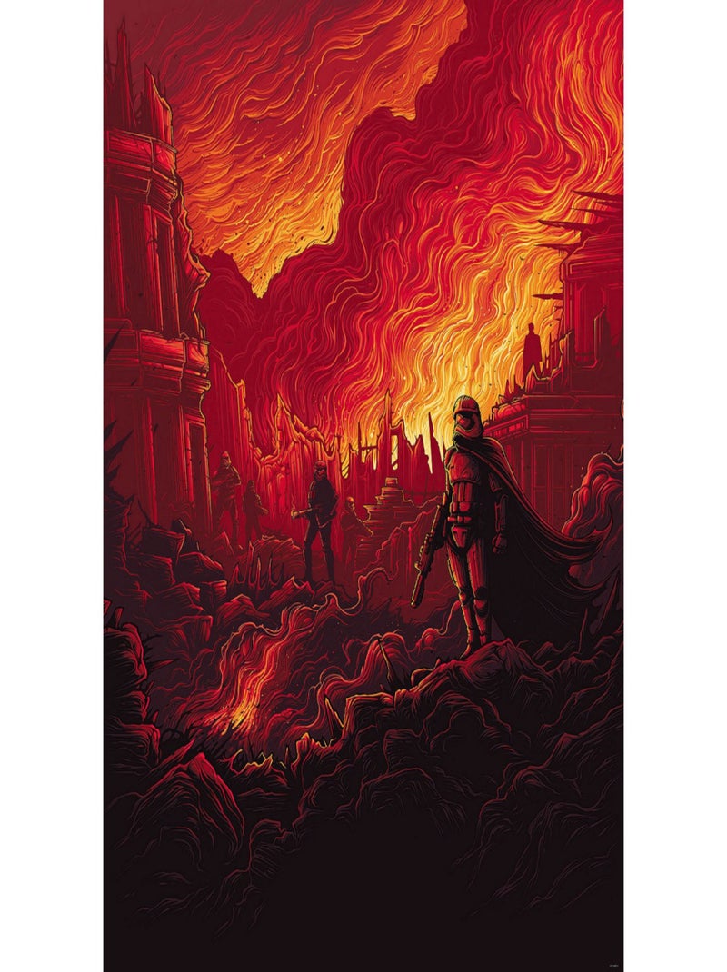 Poster géant intissé Star Wars Purge du Premier Ordre - 200 x 280 cm Multicolore - Kiabi
