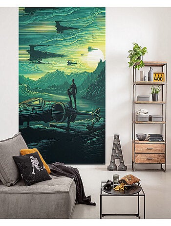 Poster géant intissé Star Wars X-Wing Assault Takodana - 200 x 280 cm
