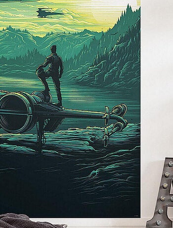 Poster géant intissé Star Wars X-Wing Assault Takodana - 200 x 280 cm