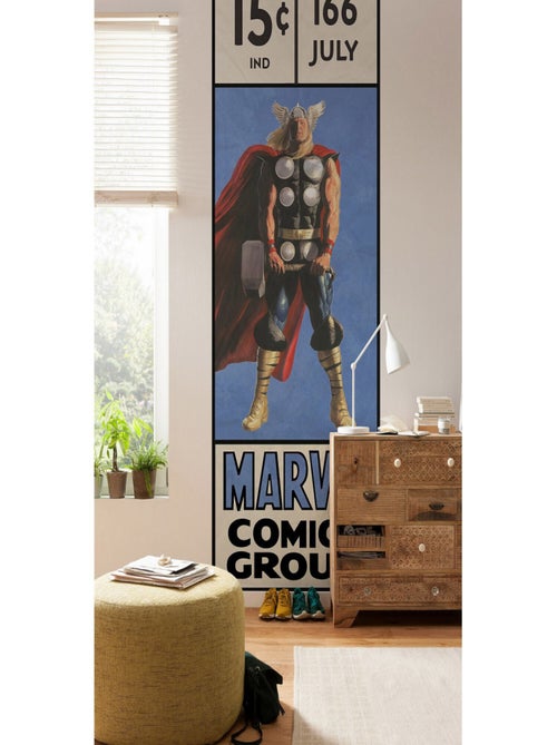 Poster géant intissé Thor Retro Comic Box - 100 x 200 cm - Kiabi
