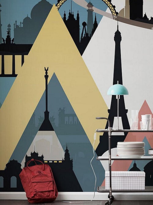Poster géant intissé Tourisme - 300 x 280 cm - Kiabi