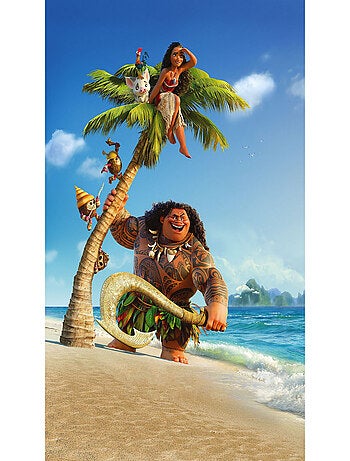 Poster géant intissé Vaiana et Maui - 184 x 248 cm