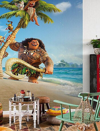 Poster géant intissé Vaiana et Maui - 184 x 248 cm