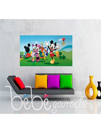 Poster géant La Maison de Mickey Disney intisse 202X90 CM