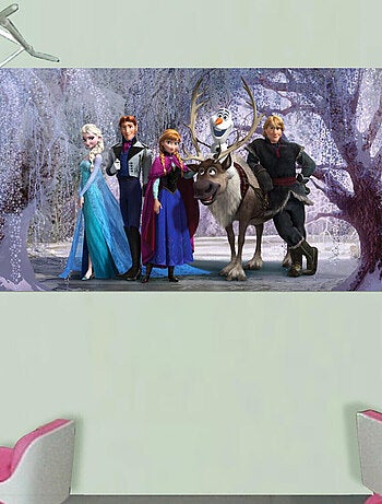 Poster géant La Reine des Neiges Disney Frozen intisse 202X90 CM