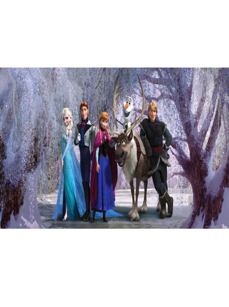 Poster géant La Reine des Neiges Disney Frozen intisse 202X90 CM Multicolore - Kiabi