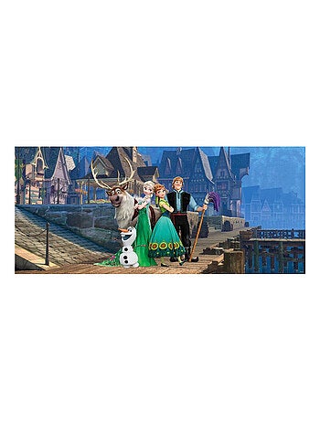 Poster géant La Reine des Neiges sur pont Disney Frozen intisse 202X90 CM