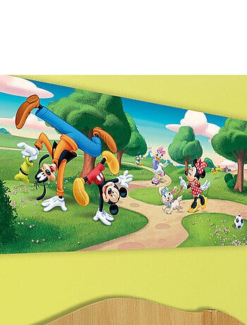 Poster géant Mickey Minnie au Parc Disney intisse 202X90 CM