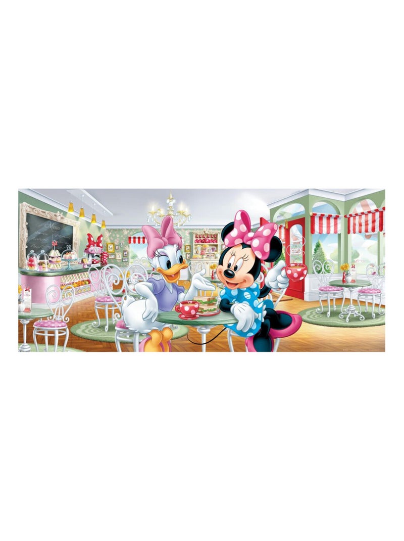 Poster géant Minnie & Daisy au salon de thé Disney intisse 202X90 CM Multicolore - Kiabi