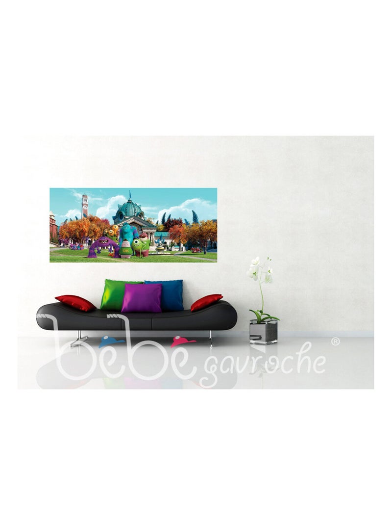 Poster géant Monstres Academy Pixar 202X90 CM Multicolore - Kiabi