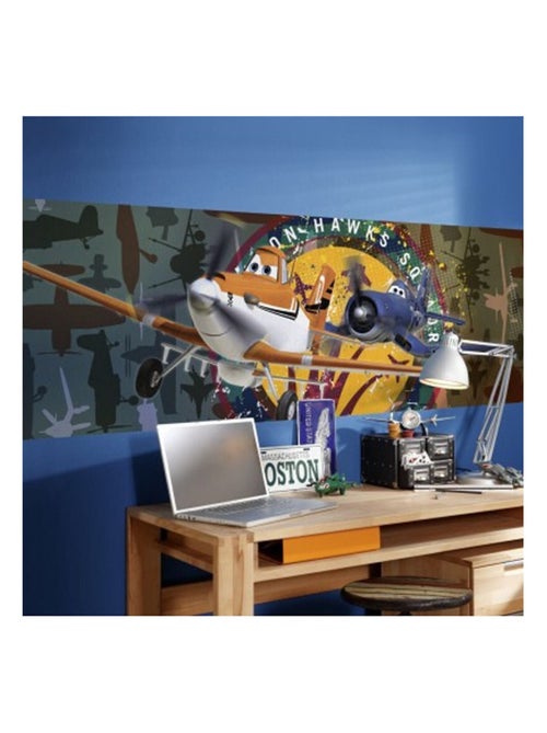Poster géant Planes Disney vue bureau 202x73cm - Kiabi