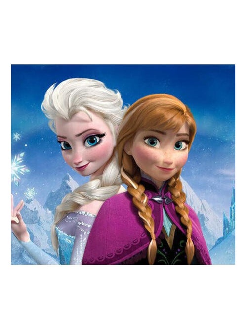 Poster géant Soeurs La Reine des Neiges Disney Frozen intisse 202X90 CM - Kiabi