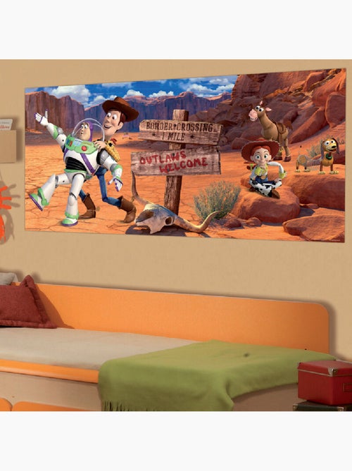 Poster géant Toy Story Western Disney intisse 202X90 CM - Kiabi