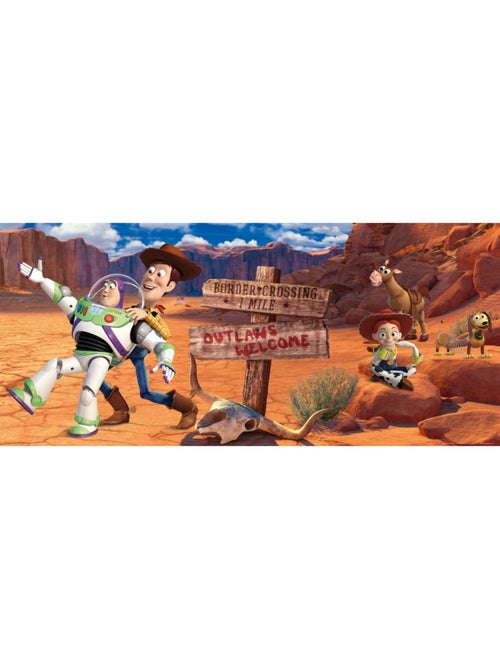 Poster géant Toy Story Western Disney intisse 202X90 CM - Kiabi