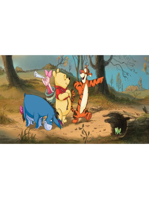 Poster géant Winnie l'Ourson aventure Disney intisse 202X90 CM - Kiabi