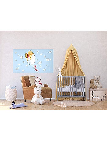 Poster géant Winnie l'Ourson Ballon Disney intisse 202X90 CM