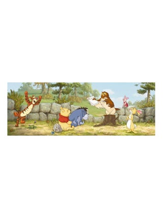 Poster géant Winnie Première Leçon Disney 202x73 cm