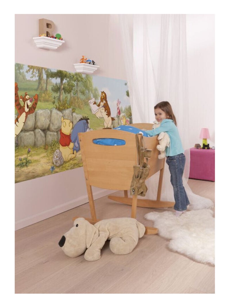 Poster géant Winnie Première Leçon Disney 202x73 cm Vert - Kiabi