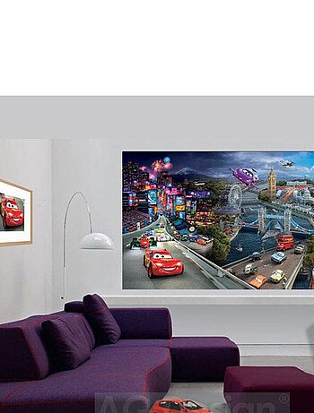 Poster Géant XXL Disney Cars 2 - intissé 360x270 cm