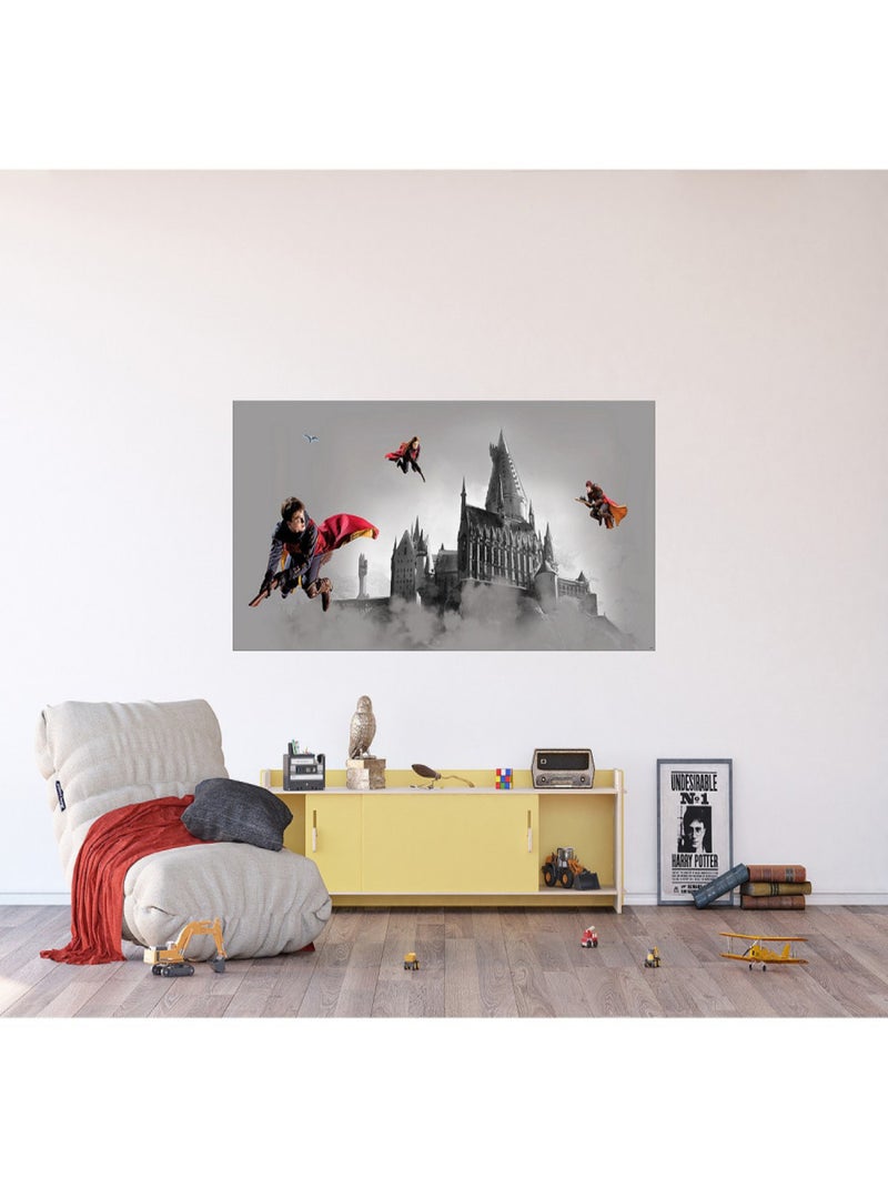 Poster Harry Potter Quidditch 3 personnages  170 x 75 CM Multicolore - Kiabi