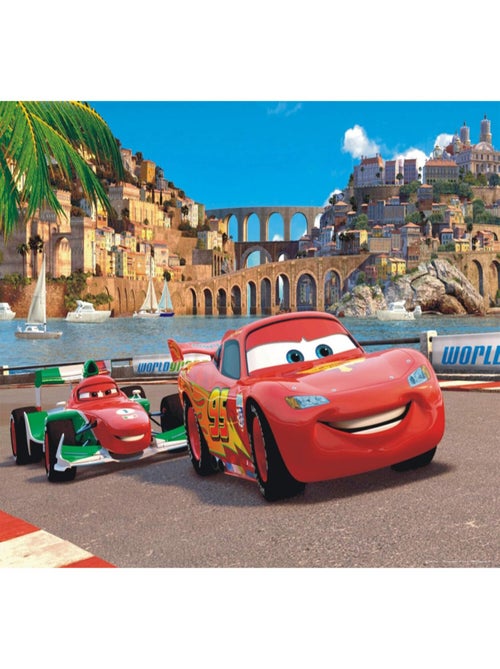 Poster initisse XXL Cars 2 à Rome Disney 155X115 CM - Kiabi