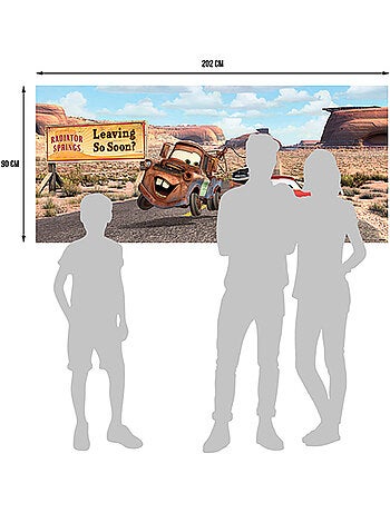 Poster intissé - disney cars canyon - 202x90 cm