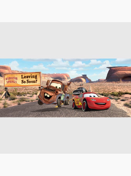 Poster intissé - disney cars canyon - 202x90 cm - Kiabi
