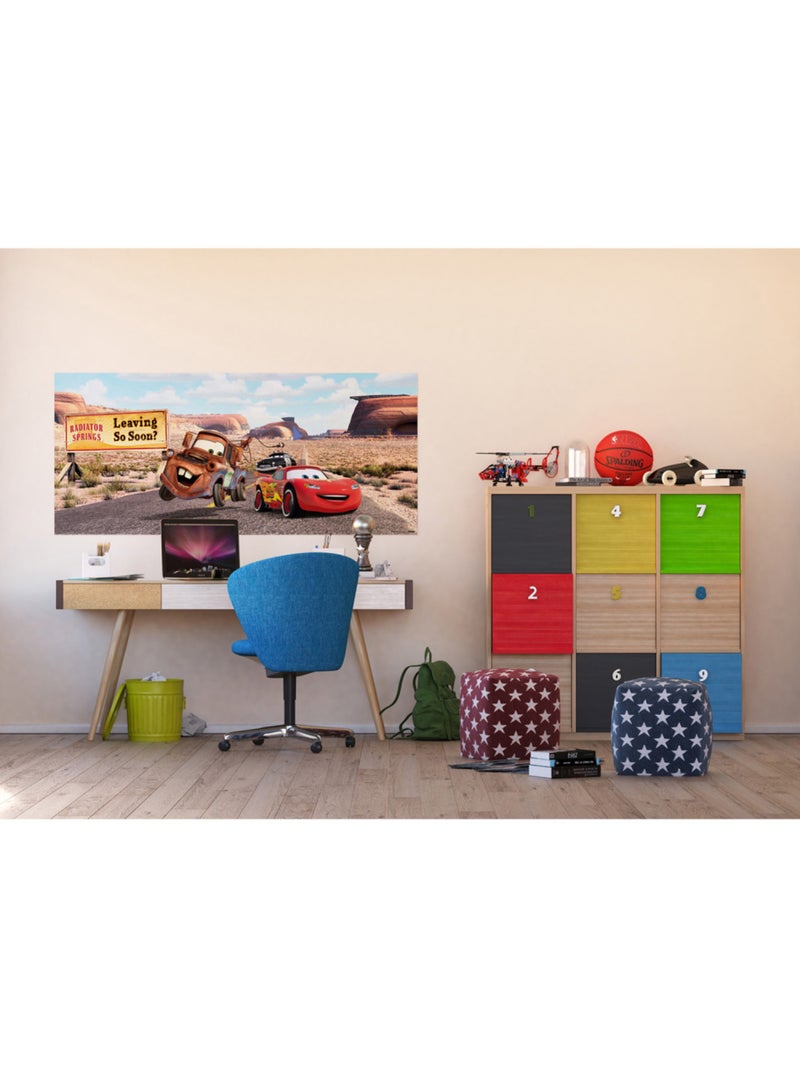 Poster intissé - disney cars canyon - 202x90 cm Multicolore - Kiabi