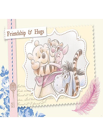 Poster Intissé - Disney Winnie l'ourson - modèle Winnie et ses amis - crayonné 155 cm x 110 cm