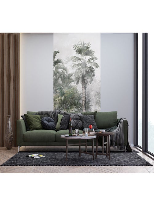Poster intissé - foret jungle brouillard- 150 x 270 cm - Kiabi