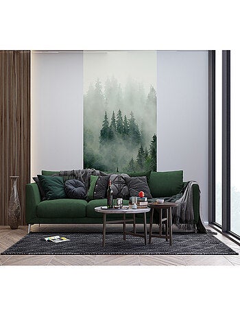 Poster intissé - foret sombre avec brouillard - 150 x 270 cm