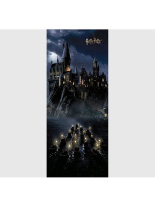 Poster intissé - Harry Potter Poudlard dans la nuit - 150 x 270 cm - 2 lés