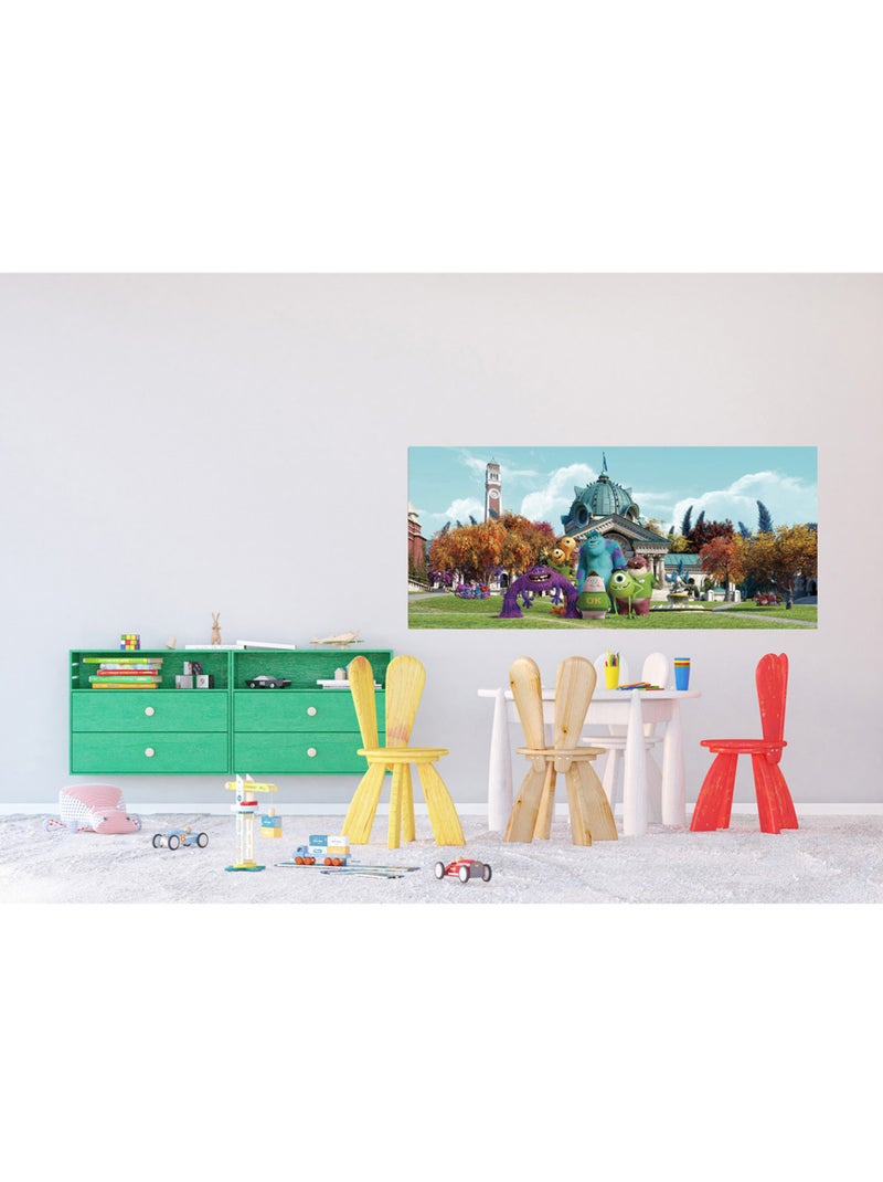 Poster intissé - monstres et cie de disney - 202x90 cm Multicolore - Kiabi