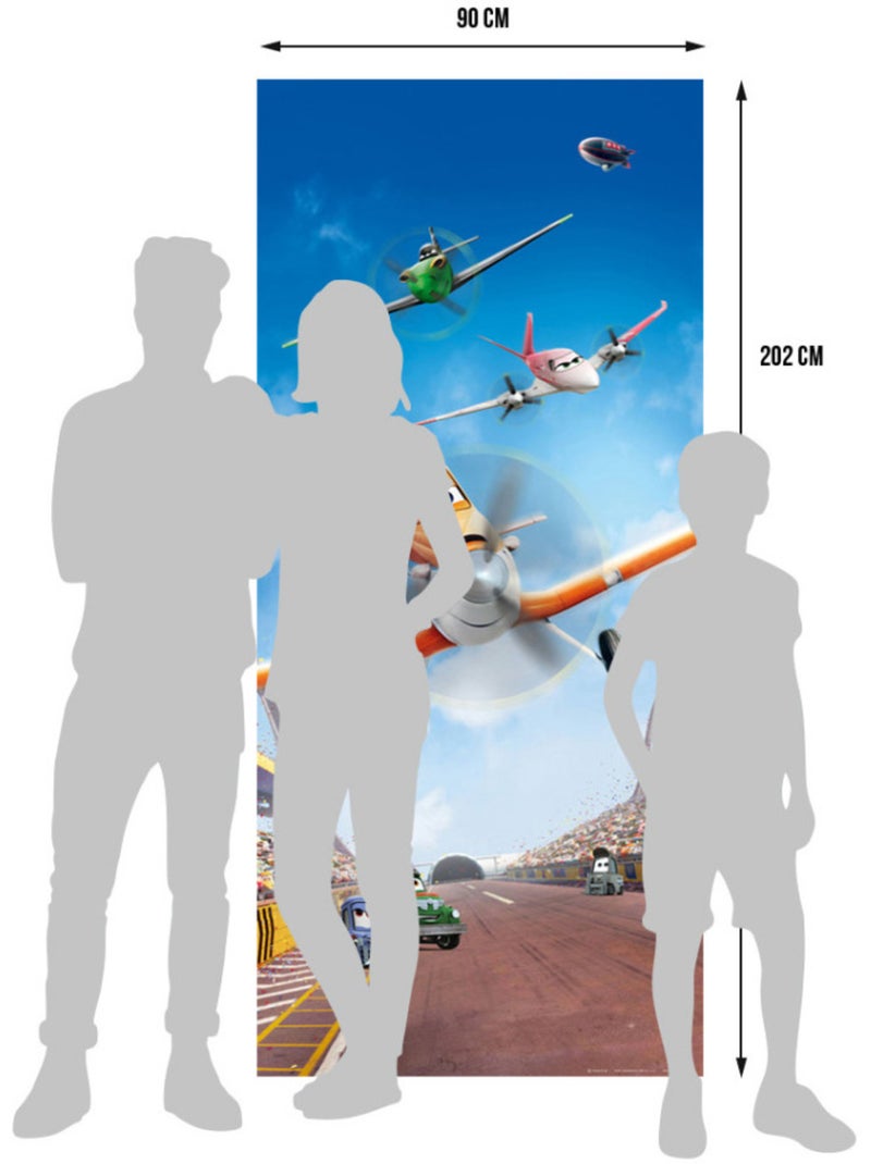 Poster intissé - planes disney - 90x202 cm Multicolore - Kiabi