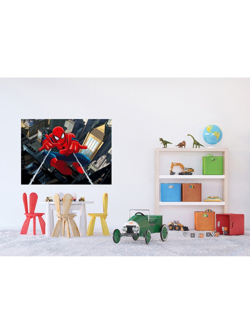 Poster intissé - spider-man de marvel dans la ville - 155x110 cm Multicolore - Kiabi