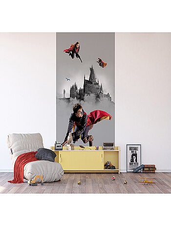 Poster intissé Harry Potter Quidditch 3 personnages - 150 x 270 cm
