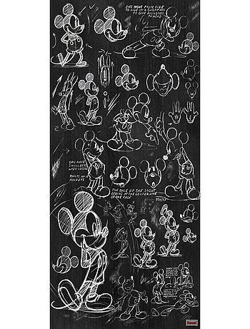 Poster intissé tableau à la craie Mickey Disney 120x200cm