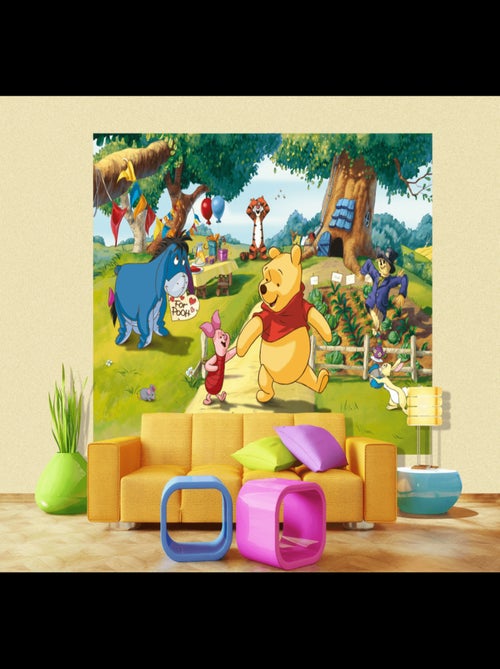 Poster Intissé XXL - Winnie l'ourson Disney - 255 cm x 180 cm - Kiabi