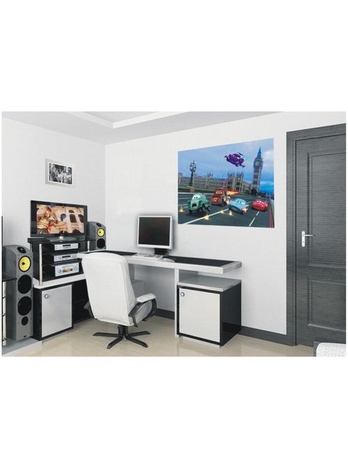 Poster intissé XXL Cars London Disney 155X115 CM - Kiabi